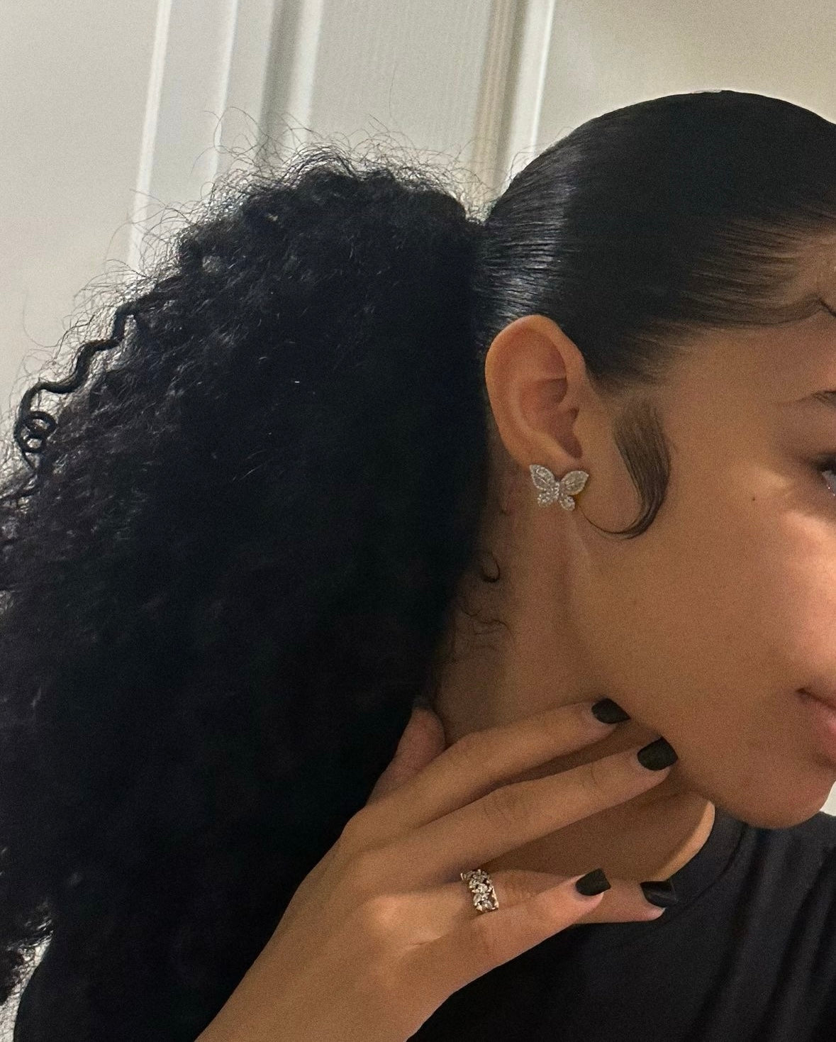 Icey Butterfly Stud Earrings