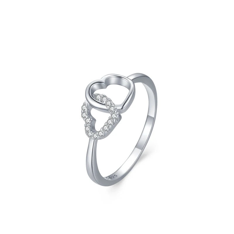 Two Story Heart Ring