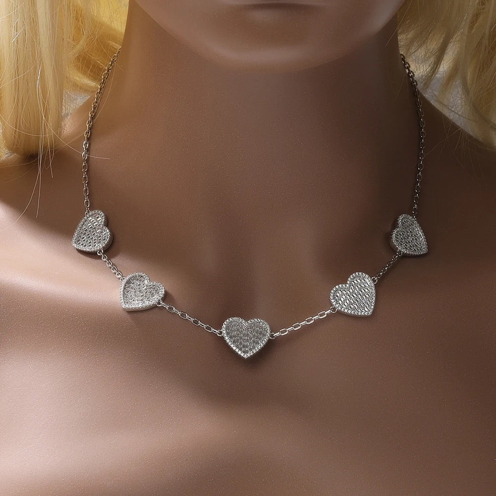 Icey Love Heart Necklace