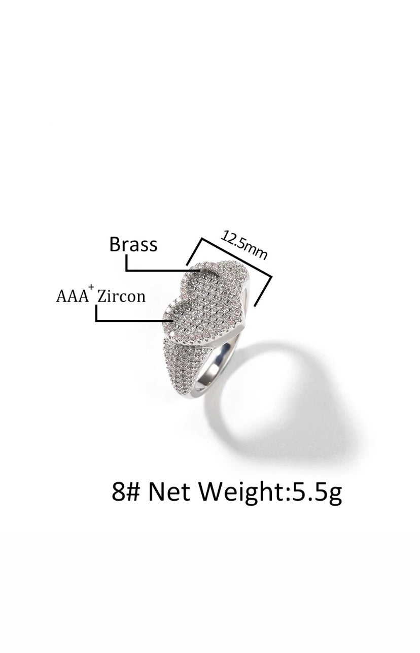 Icey Heart Ring