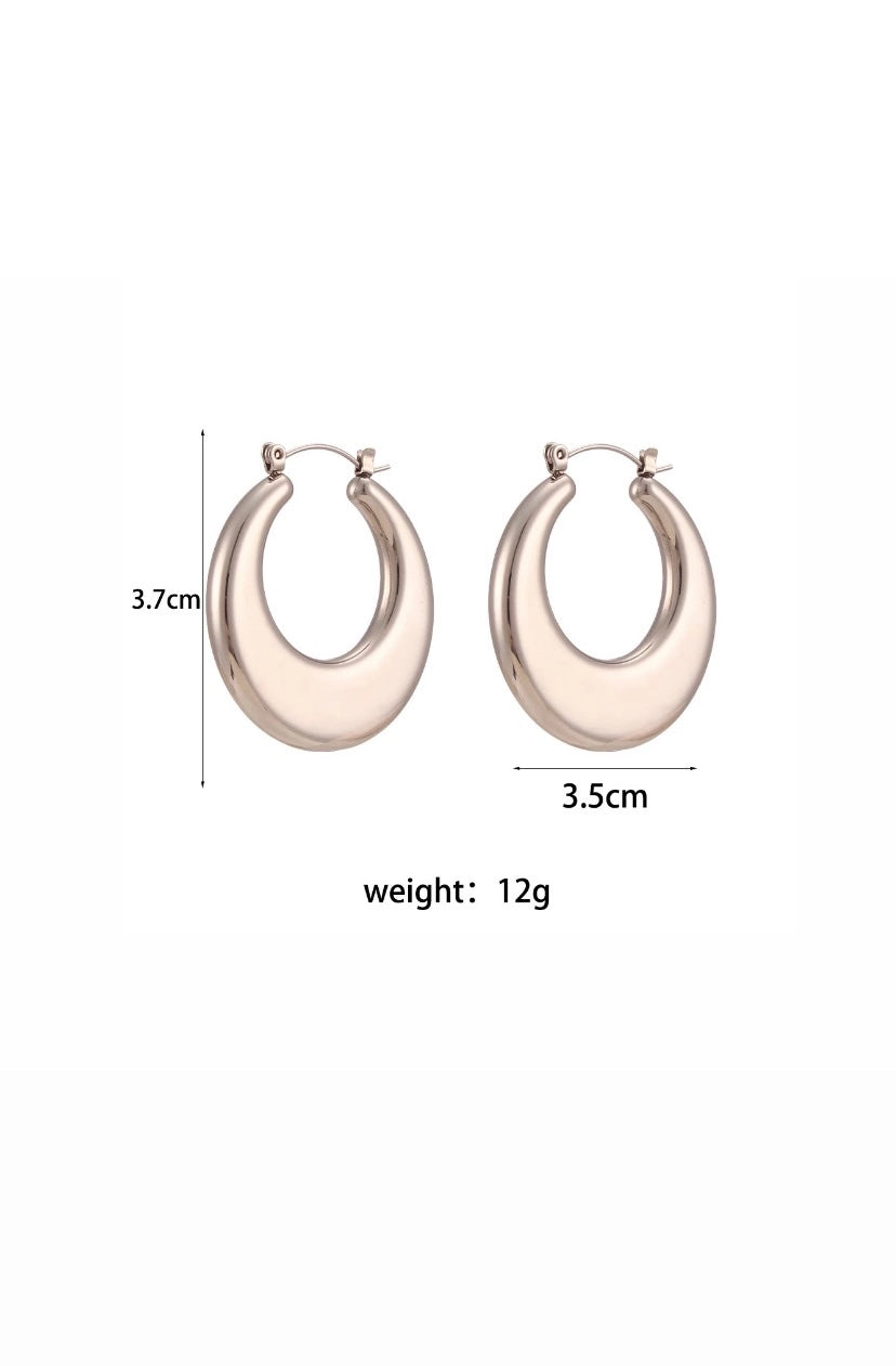 Circulo Hoop Earrings