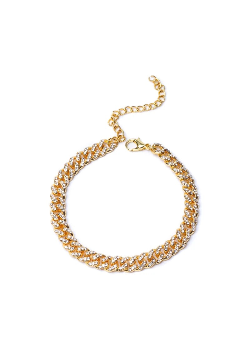 Gold Cuban Anklet