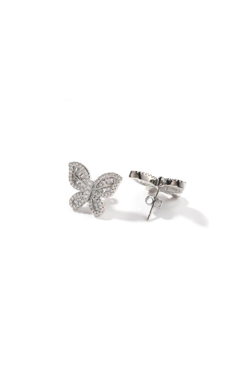 Icey Butterfly Stud Earrings