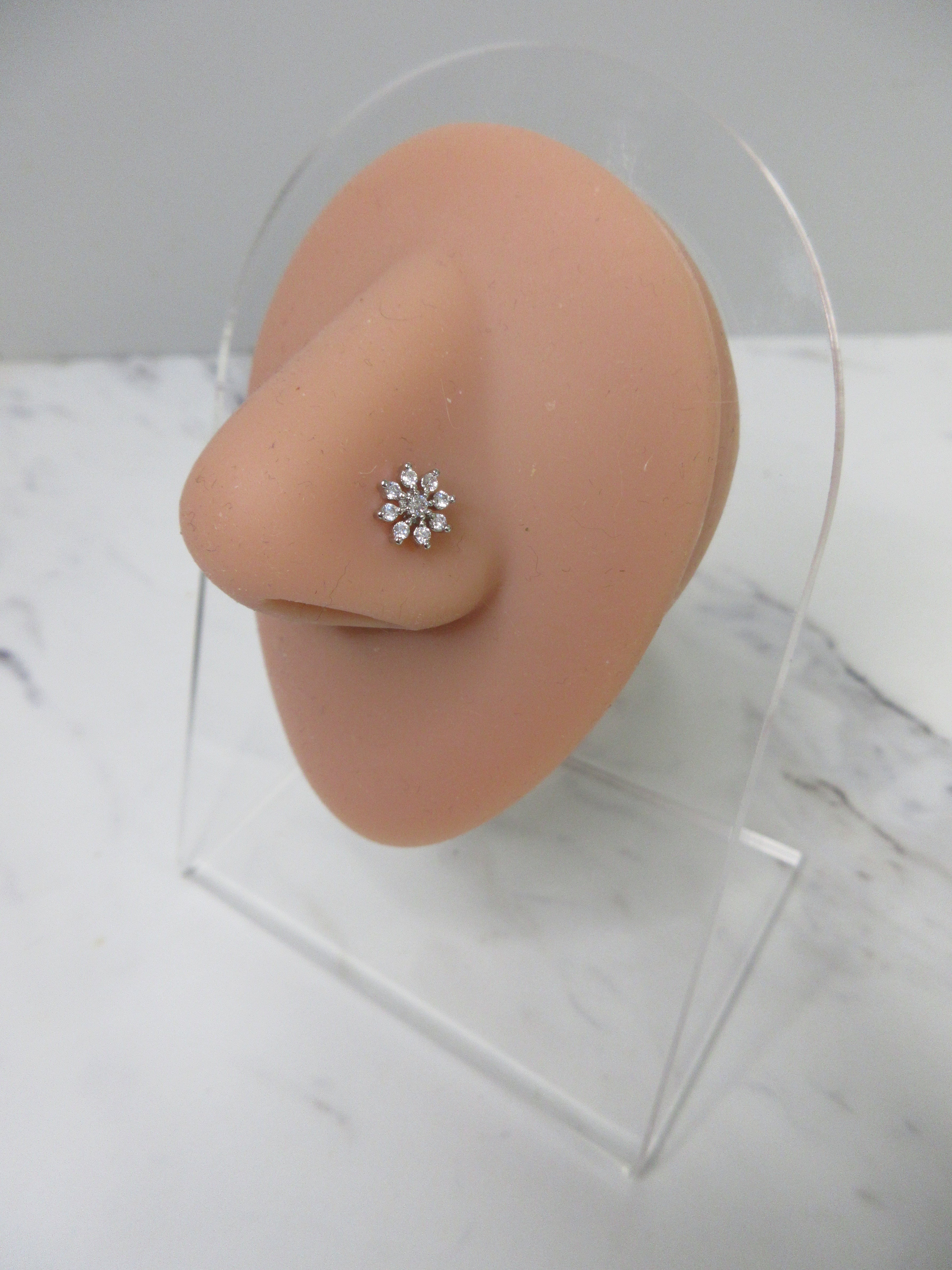 Crystal Frost Nose Stud