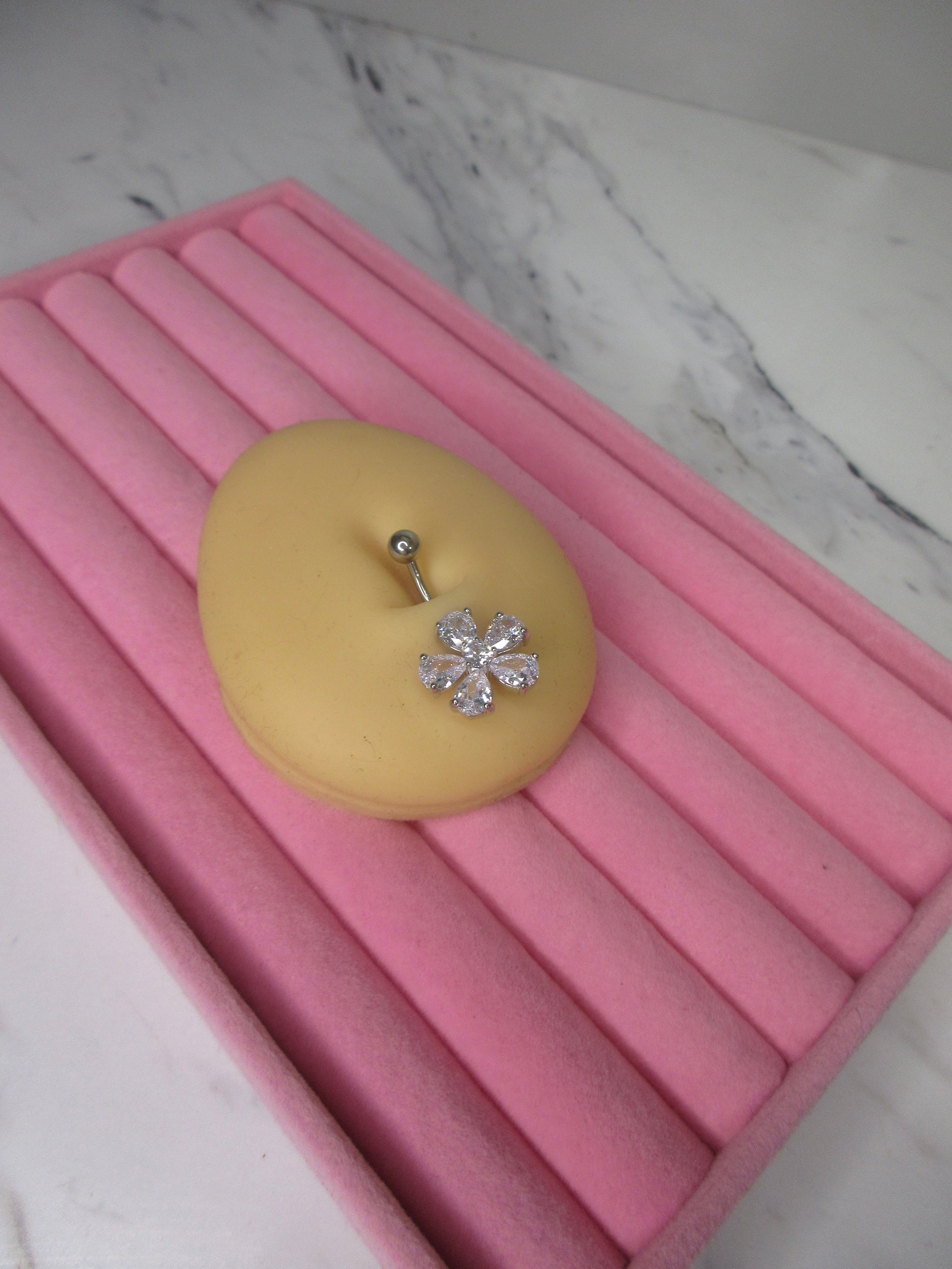 Floral Navel Ring