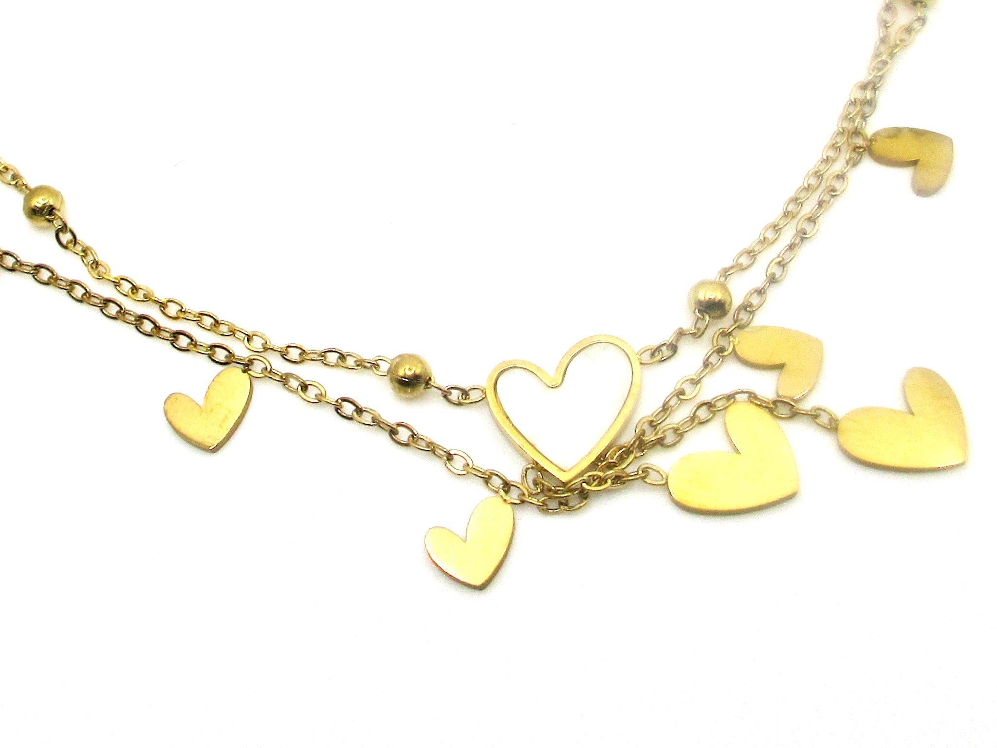Amour Heart Charm Anklet