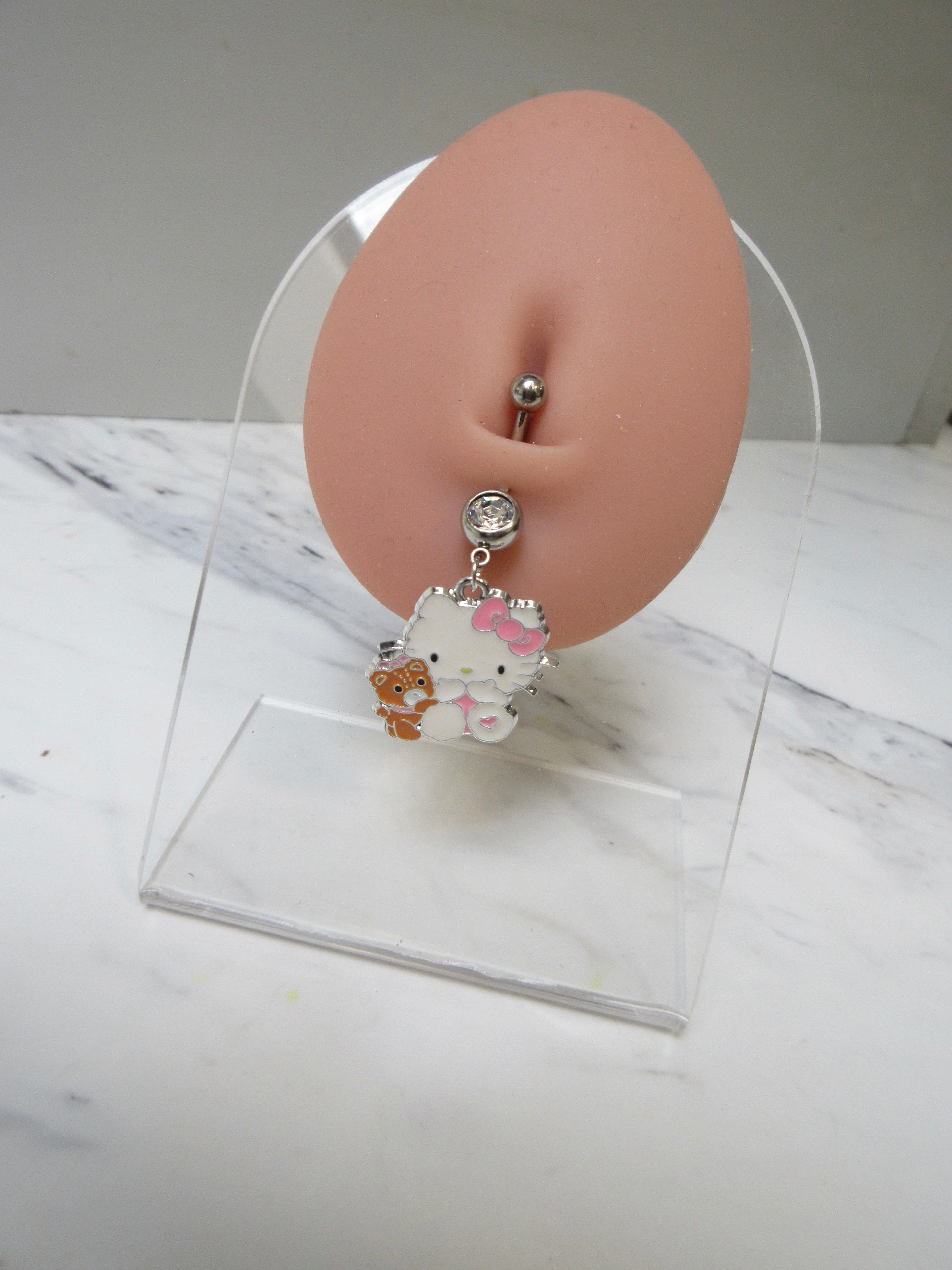 Hello Kitty Cuddle Bear Navel Ring
