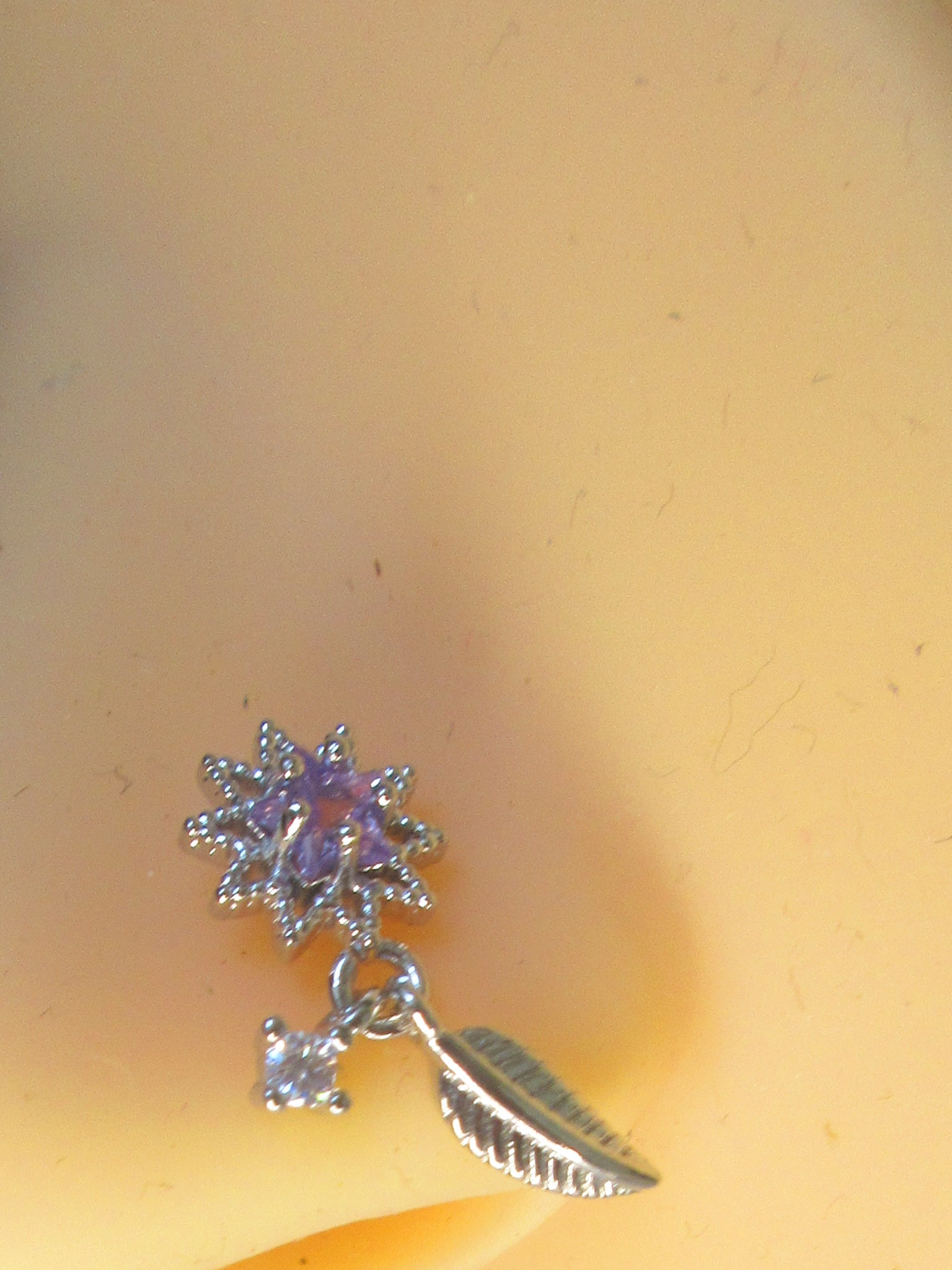 Celestial Feather Nose Stud