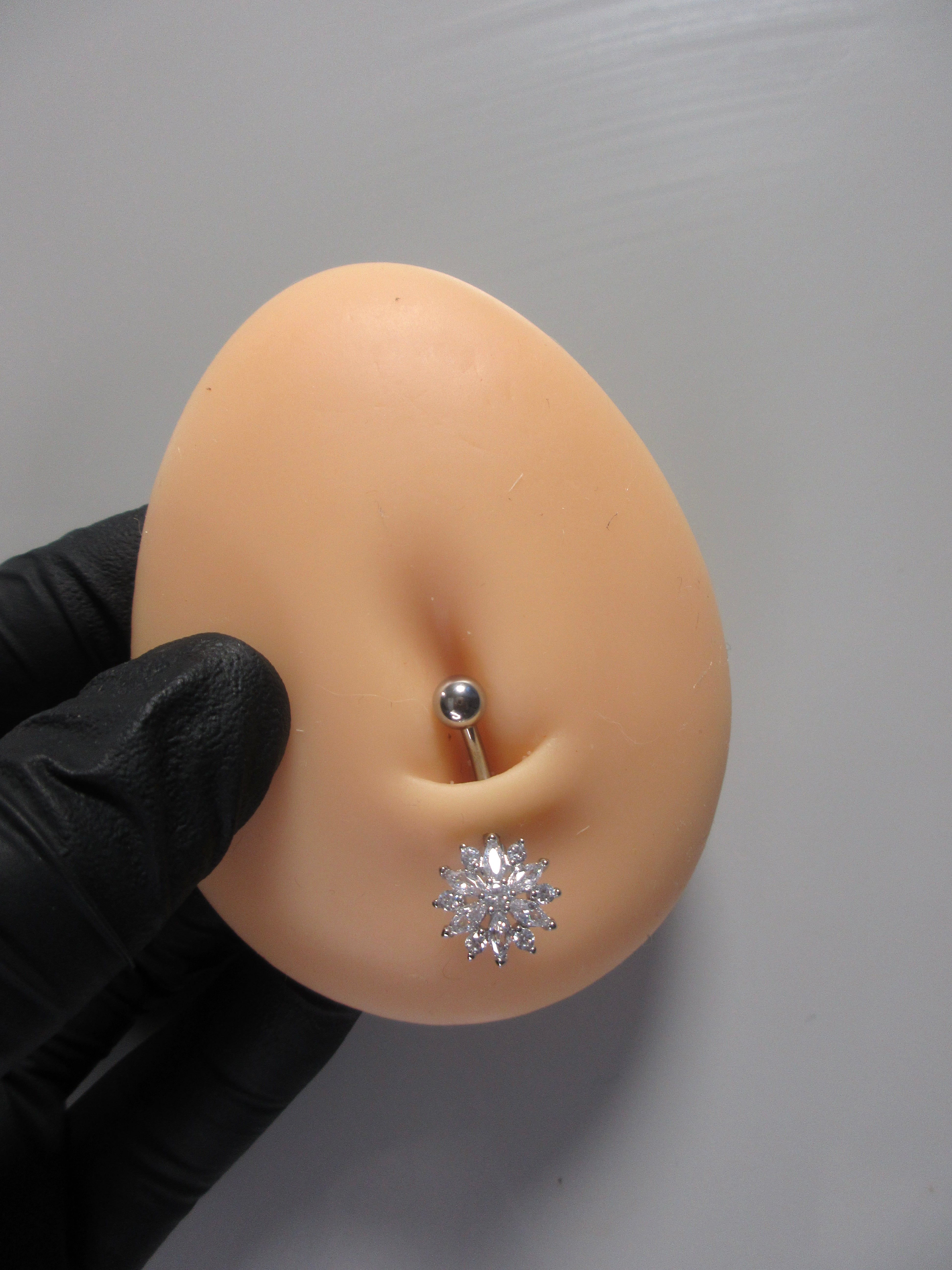 Snowflake Navel Ring