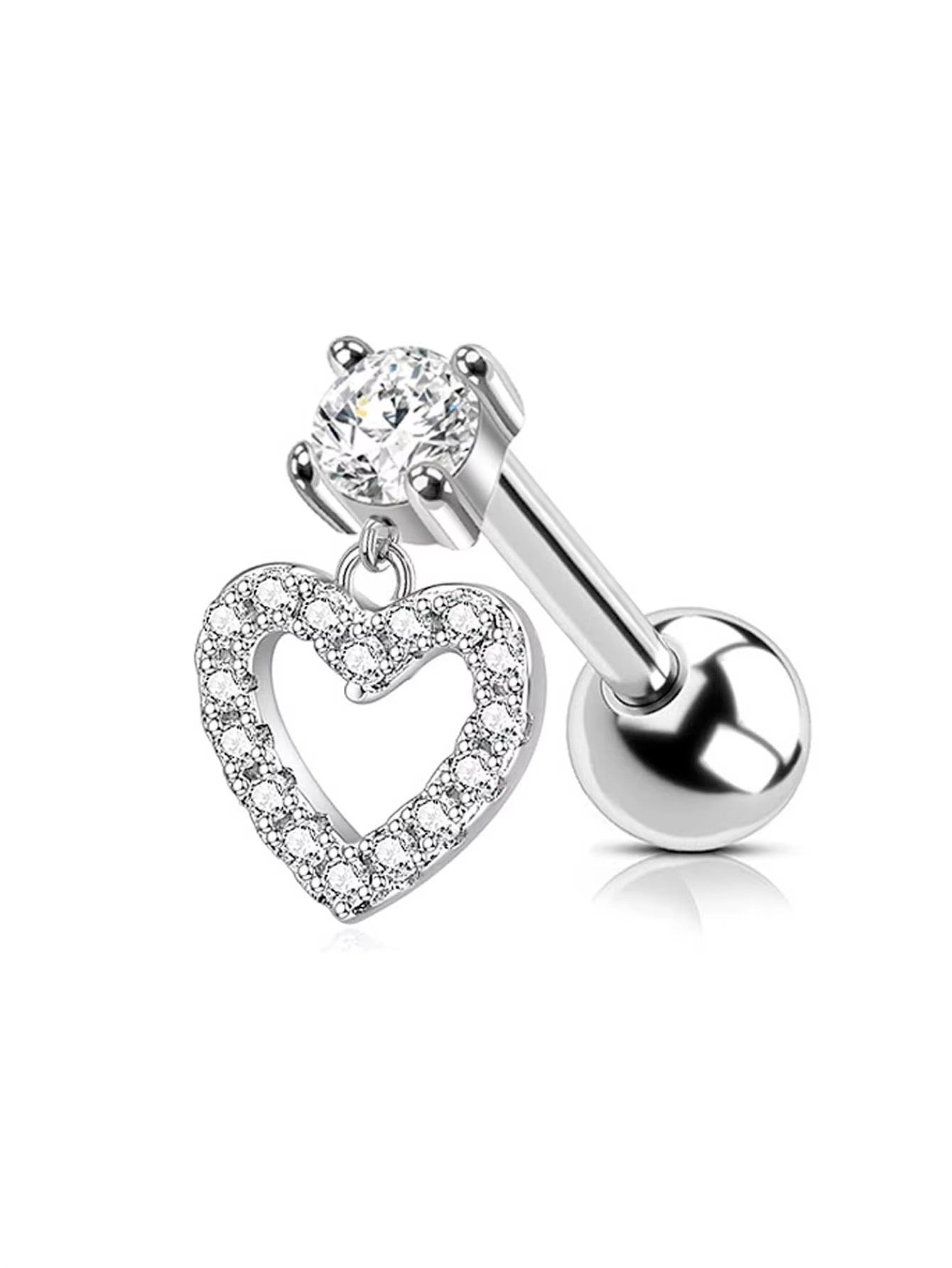 Heart Dangle Tragus