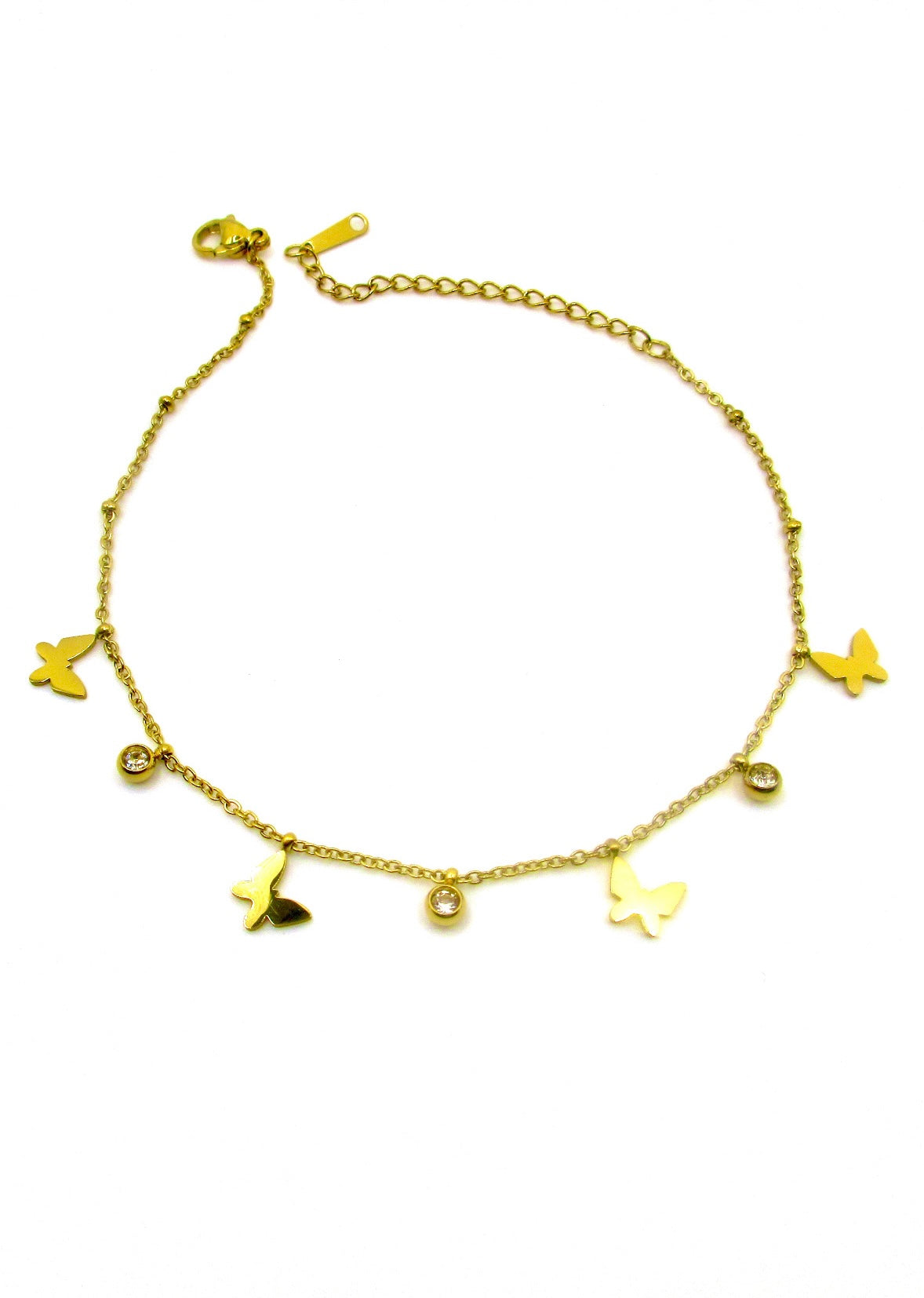 Golden Flutter Anklet