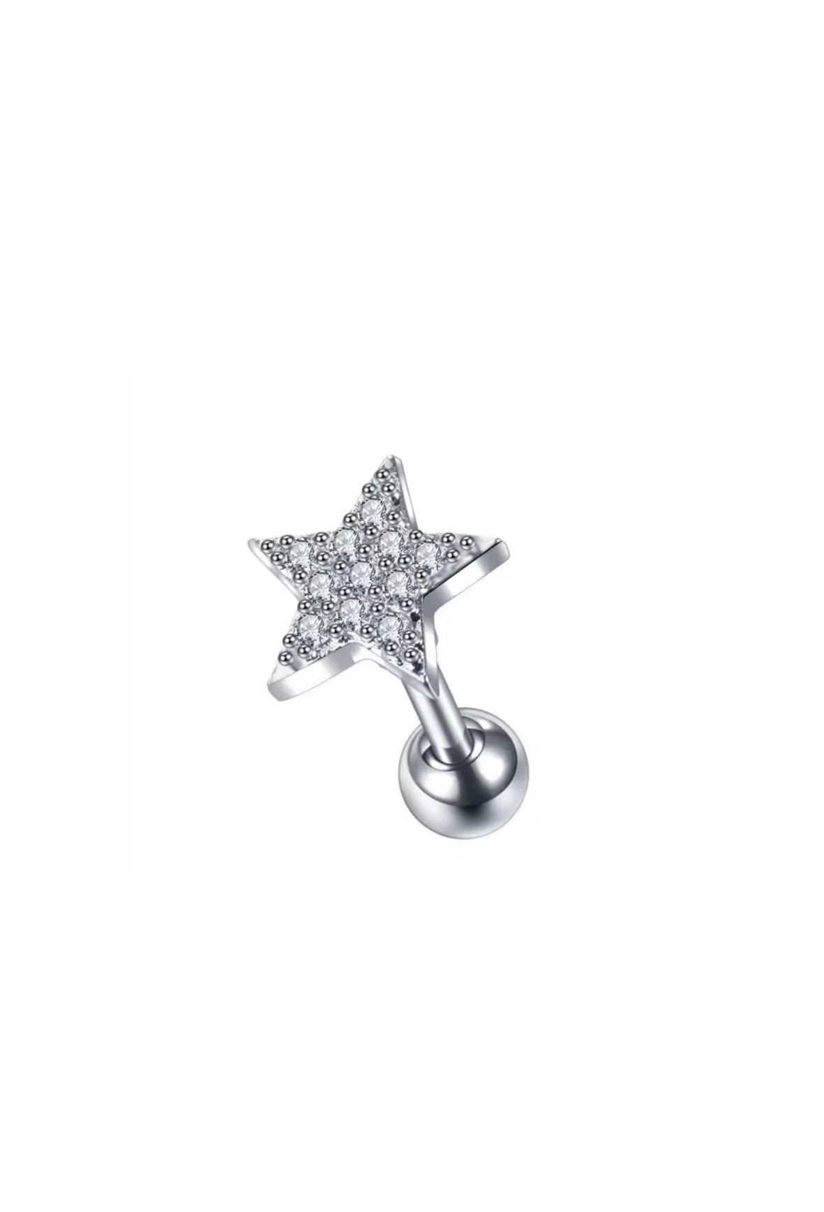 Sparkling Star Tragus Earring