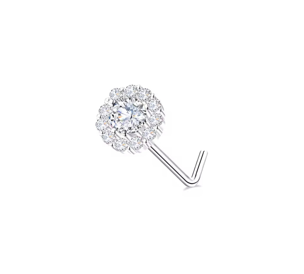 Crystal Butterfly Nose Stud