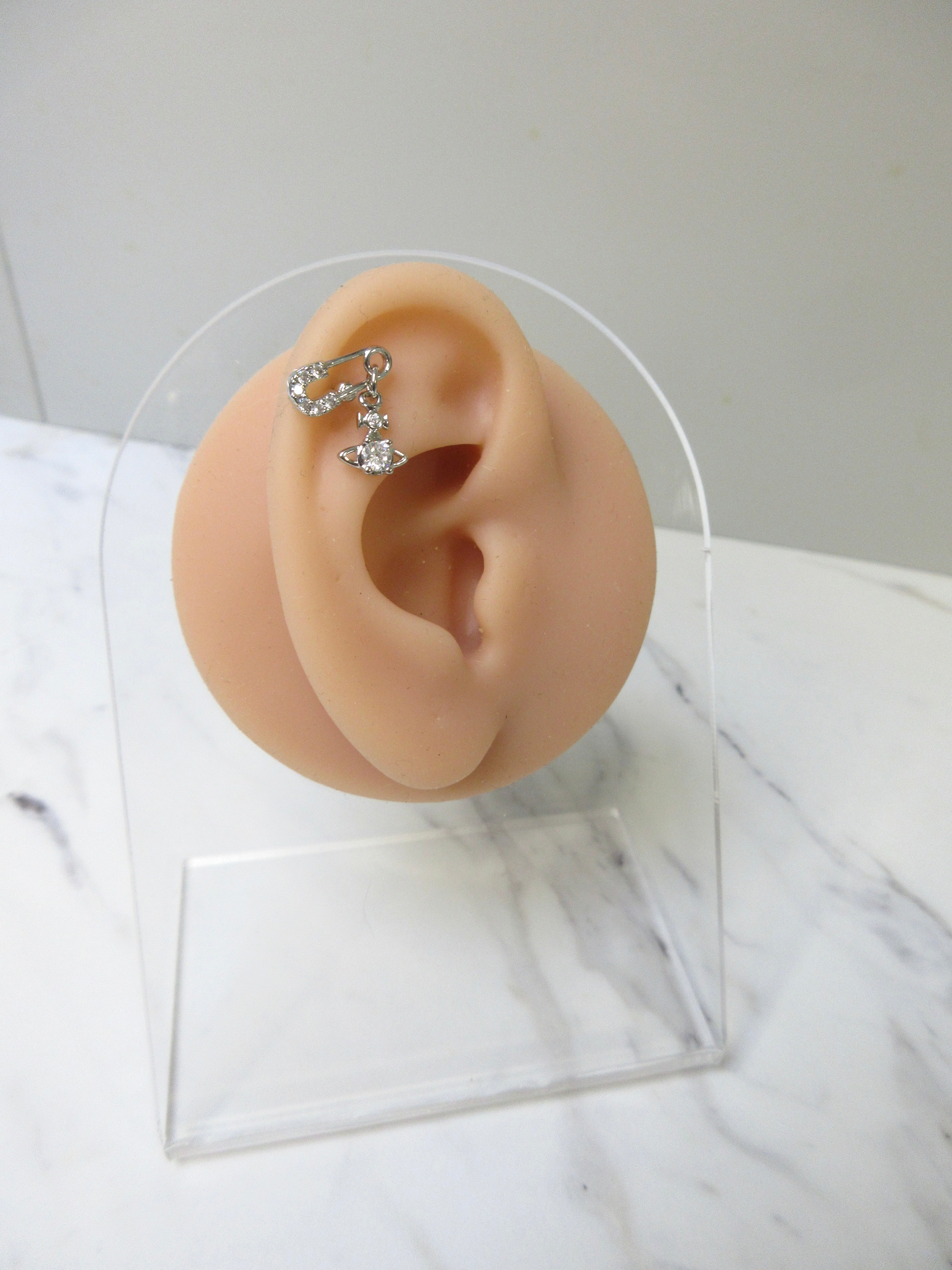 Key Dangle Titanium Cartilage Earring