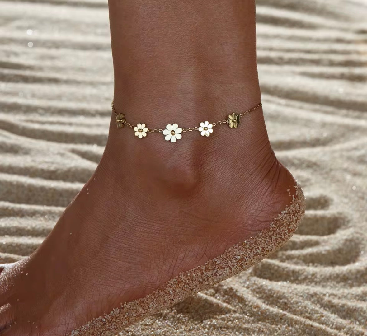 Daisy Bloom Anklet