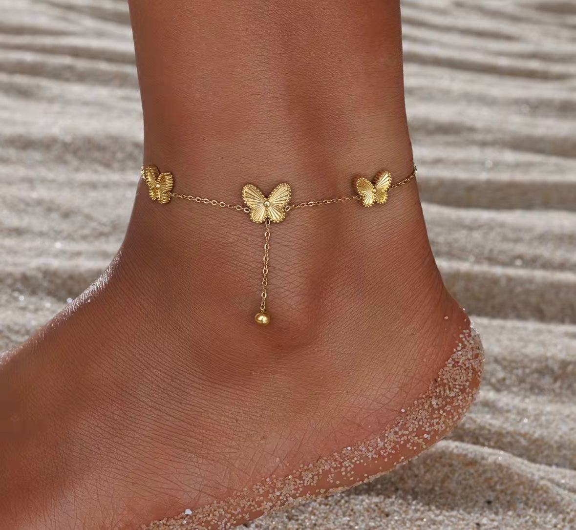Mariposa Butterfly Anklet