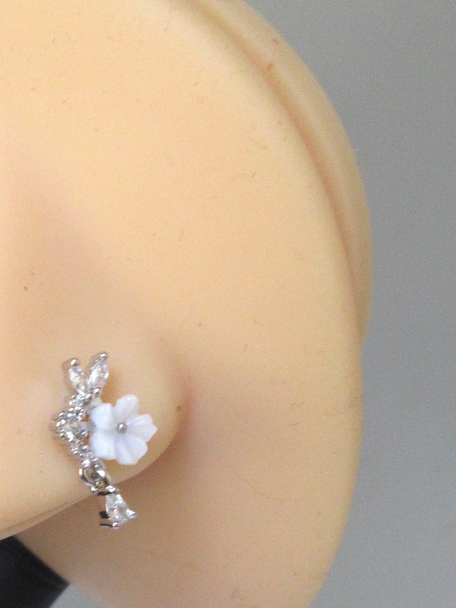 Floral Crystal Nose Stud